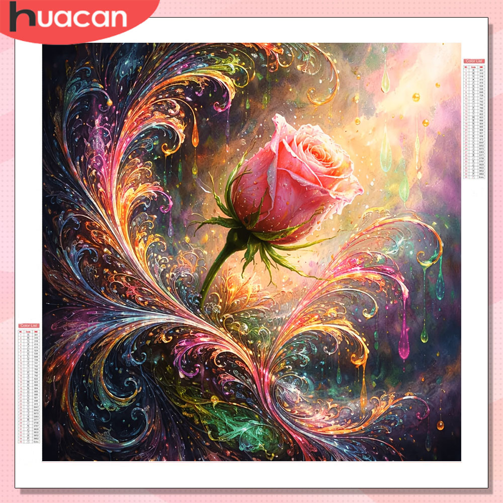HUACAN Diamond Mosaic Rose Flo - Resin Art Rose 리뷰 및 가격