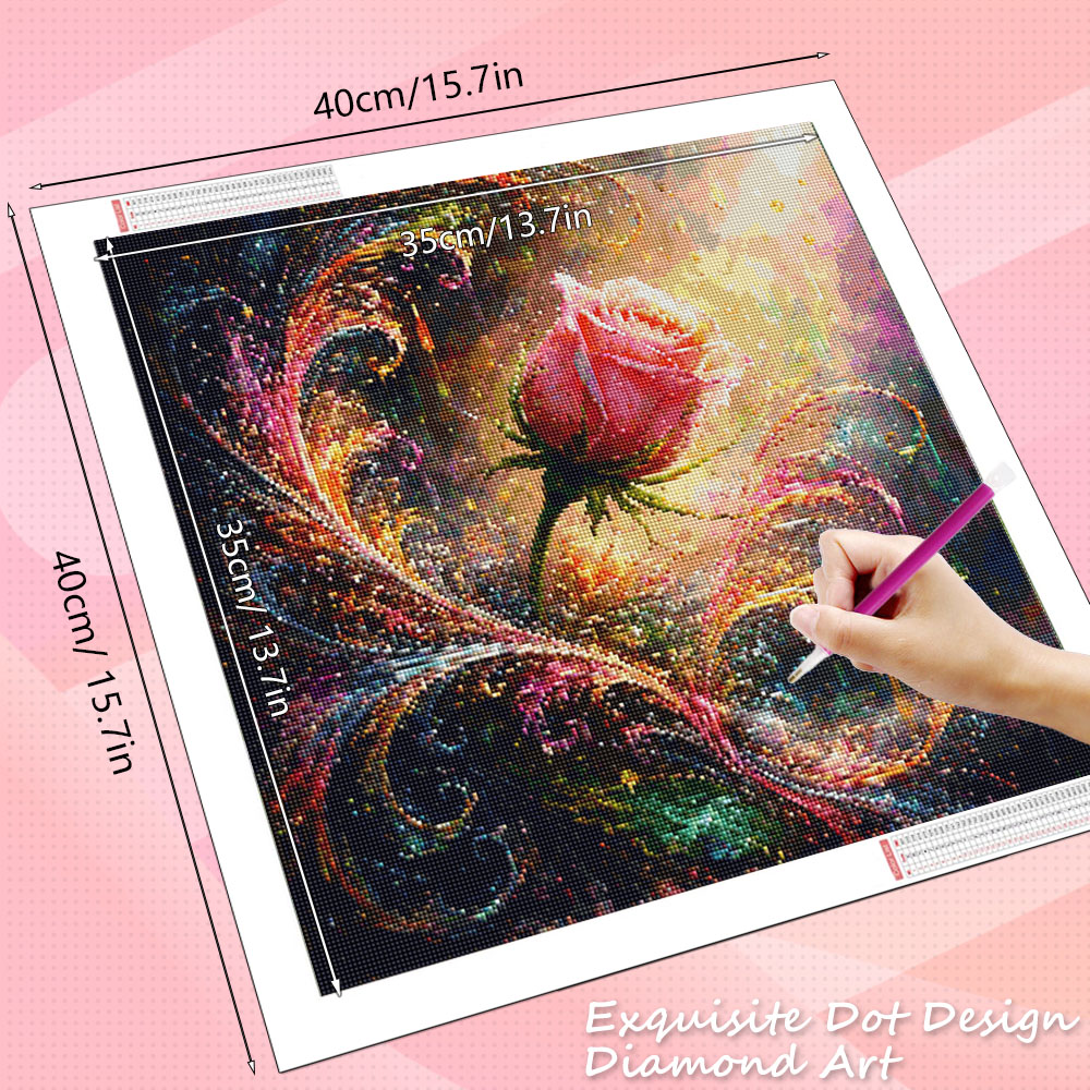 HUACAN Diamond Mosaic Rose Flo - Resin Art Rose 리뷰 및 가격