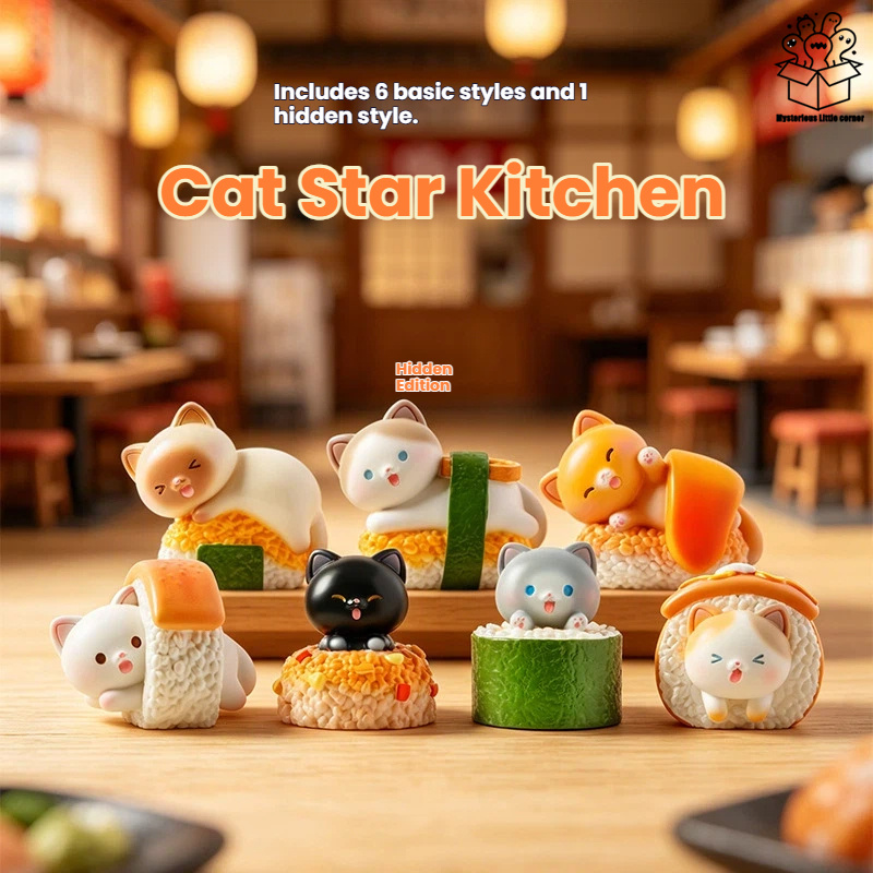 Kawaii Action Figure Sushi Cat - Resin Art Furniture 리뷰 및 가격
