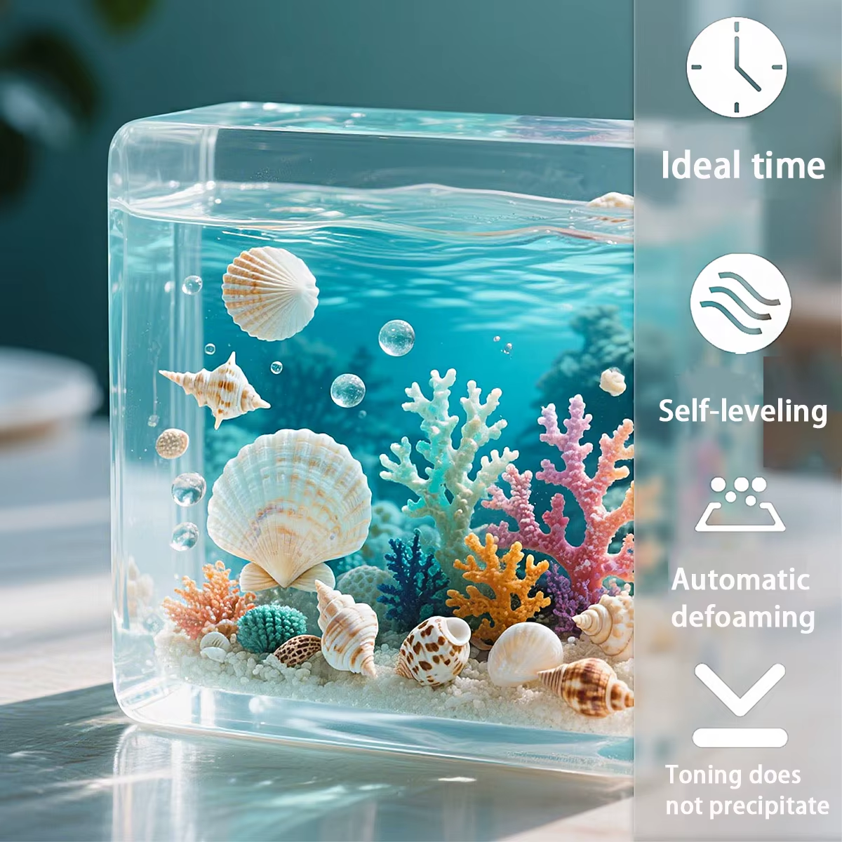 17.6oz/33.8oz AB Resin Epoxy G - Resin Art Table 리뷰 및 가격