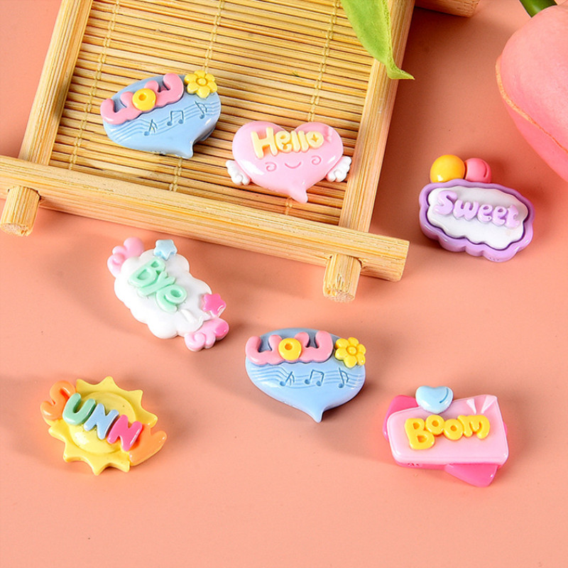 10/20/30Pcs Cute Letter Planar - Resin Art Letter Keychain 리뷰 및 가격