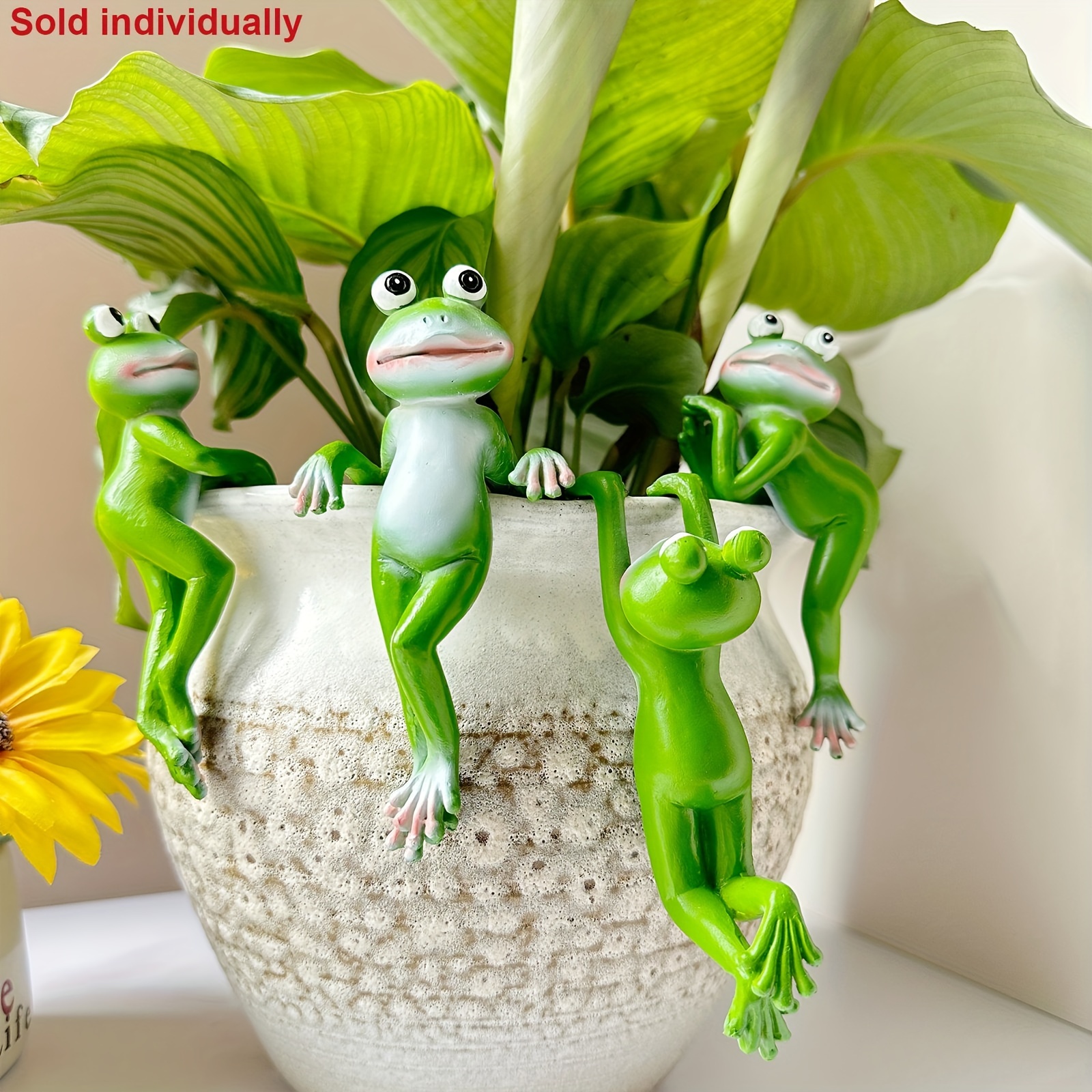 1Pc Cartoon Frog Statue, Resin - Resin Art Hanging 리뷰 및 가격