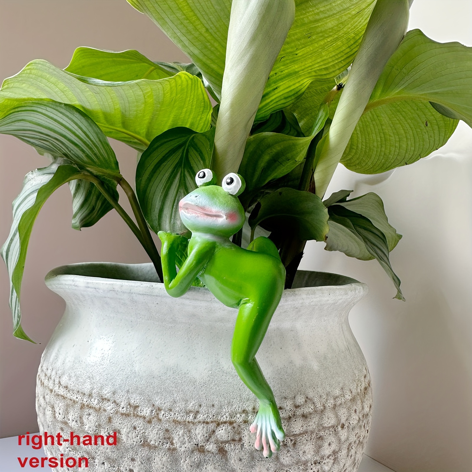 1Pc Cartoon Frog Statue, Resin - Resin Art Hanging 리뷰 및 가격