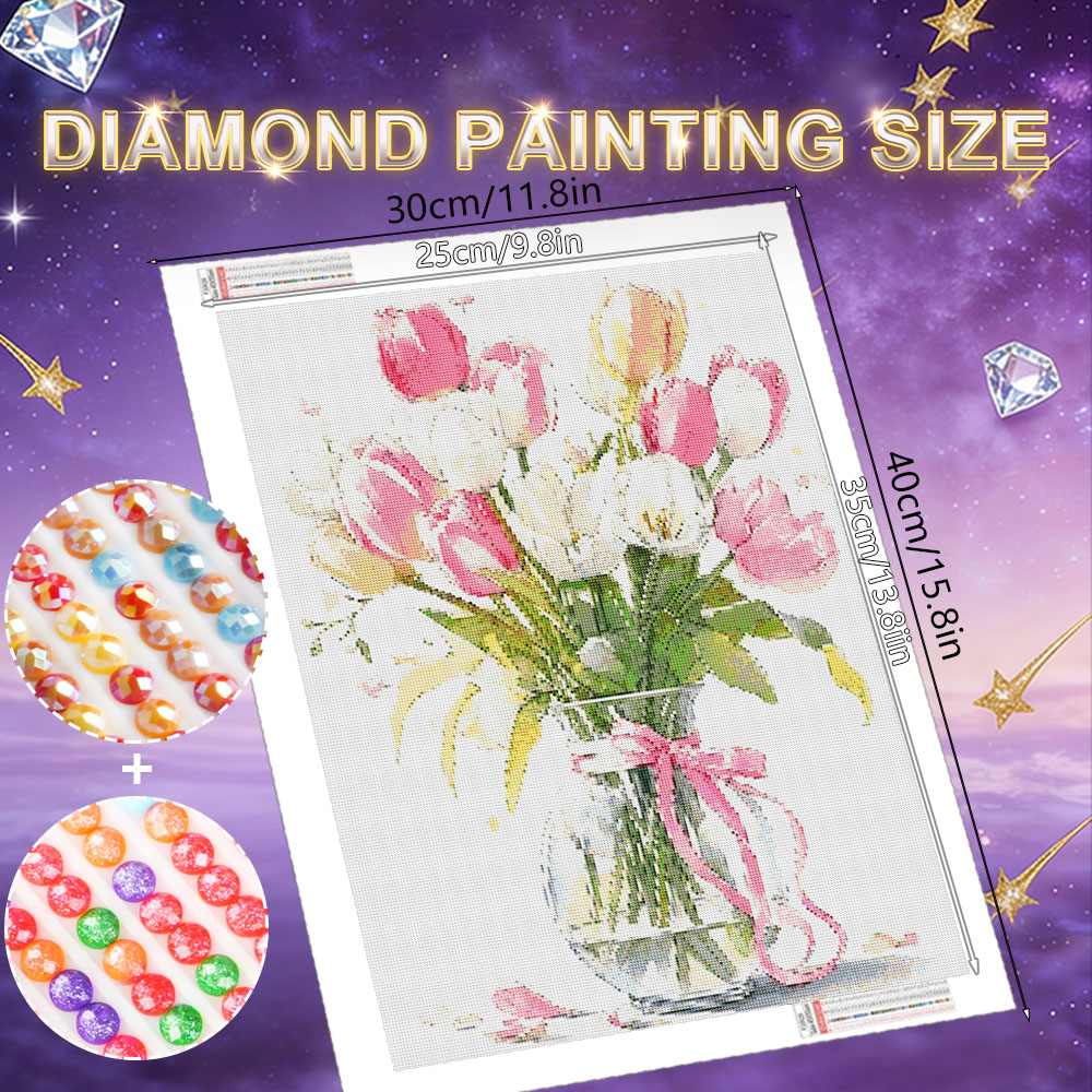 HUACAN Diamond Art Painting Ro - Resin Art Rose 리뷰 및 가격