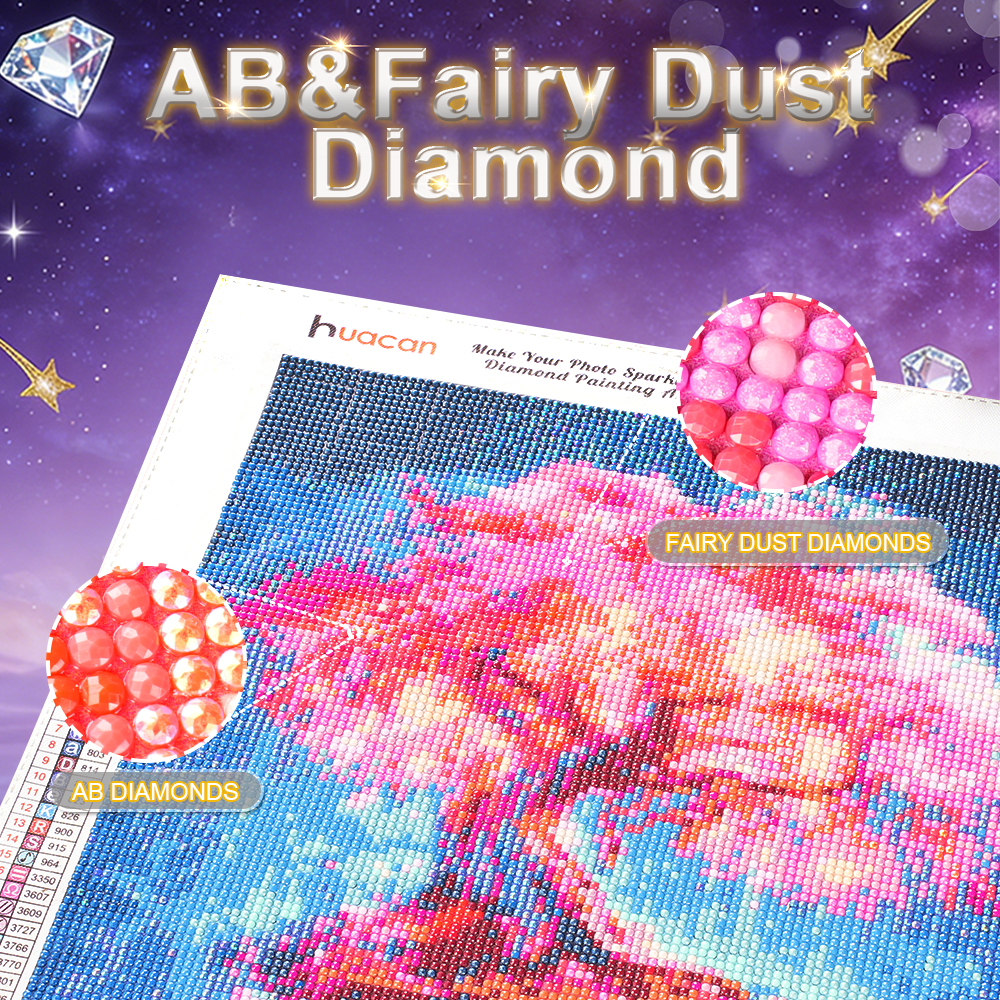 HUACAN Diamond Art Painting Ro - Resin Art Rose 리뷰 및 가격