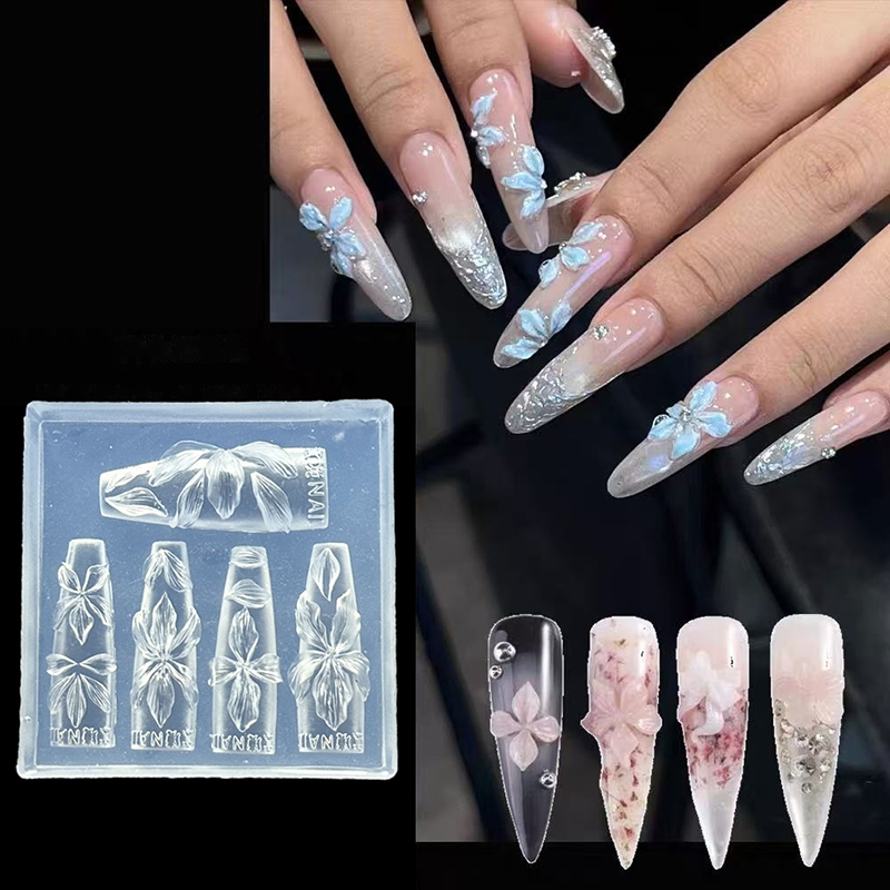 3D Flowers Nail Mold DIY Silic - Resin Art Templates Free 리뷰 및 가격