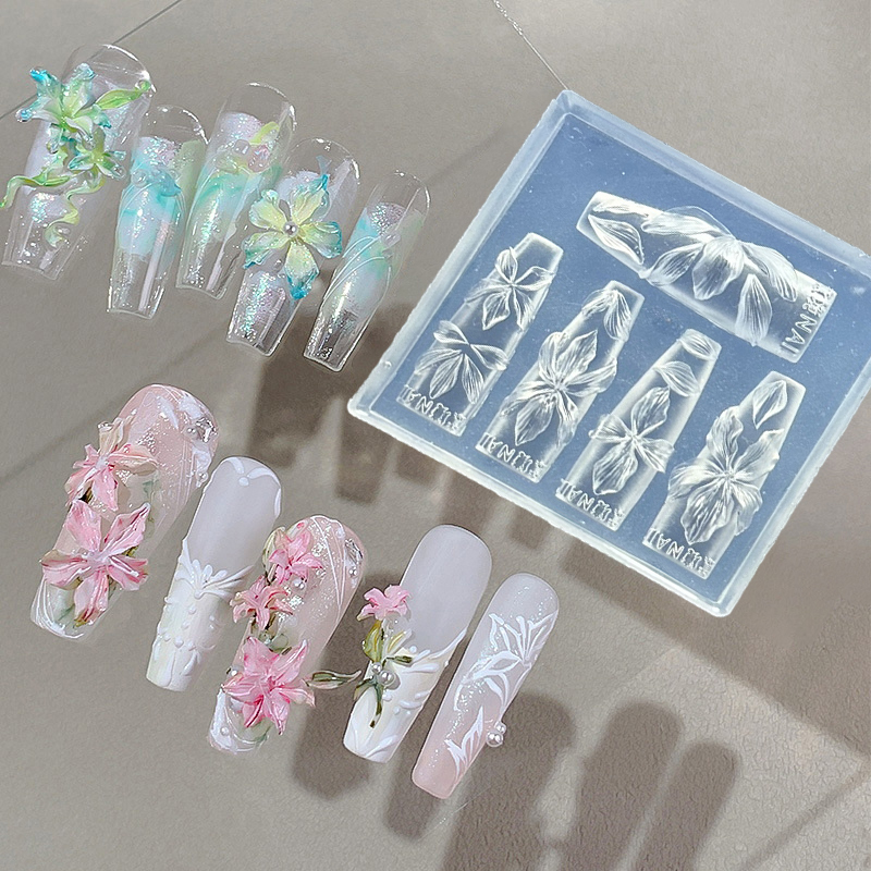 3D Flowers Nail Mold DIY Silic - Resin Art Templates Free 리뷰 및 가격