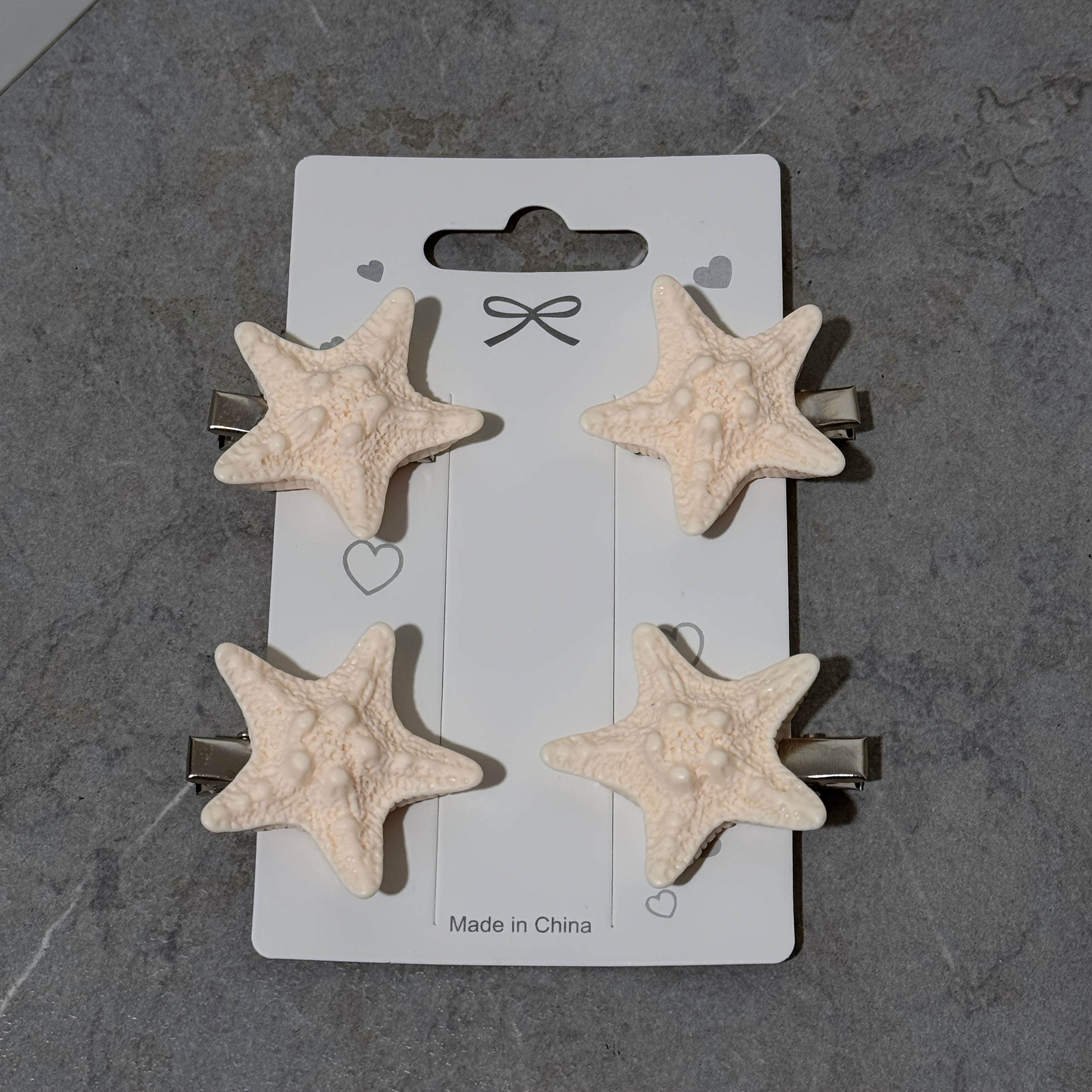 Set of 4 Elegant Starfish Hair - Resin Art Beach Theme 리뷰 및 가격