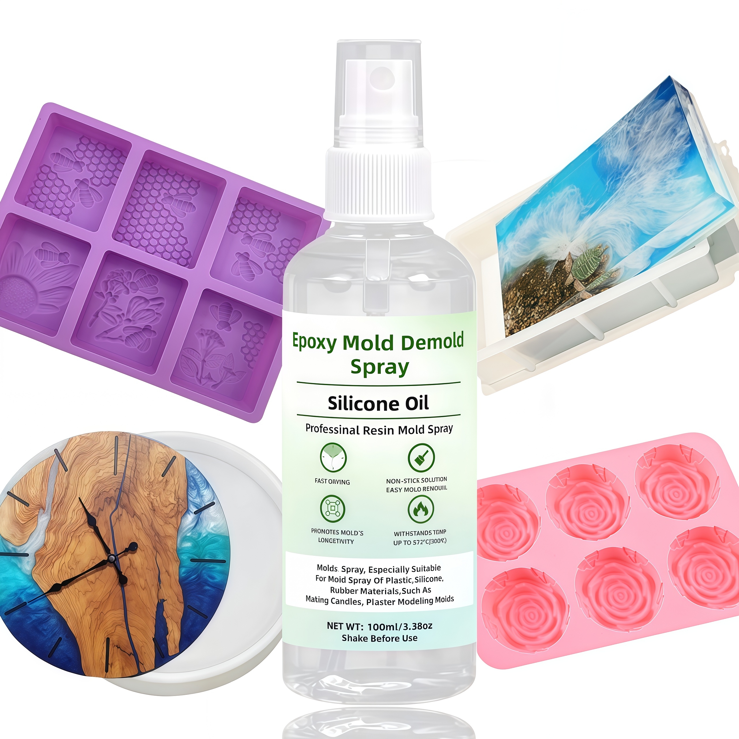 Epoxy mold demoulding spray, e - Release Spray Silicone 리뷰 및 가격