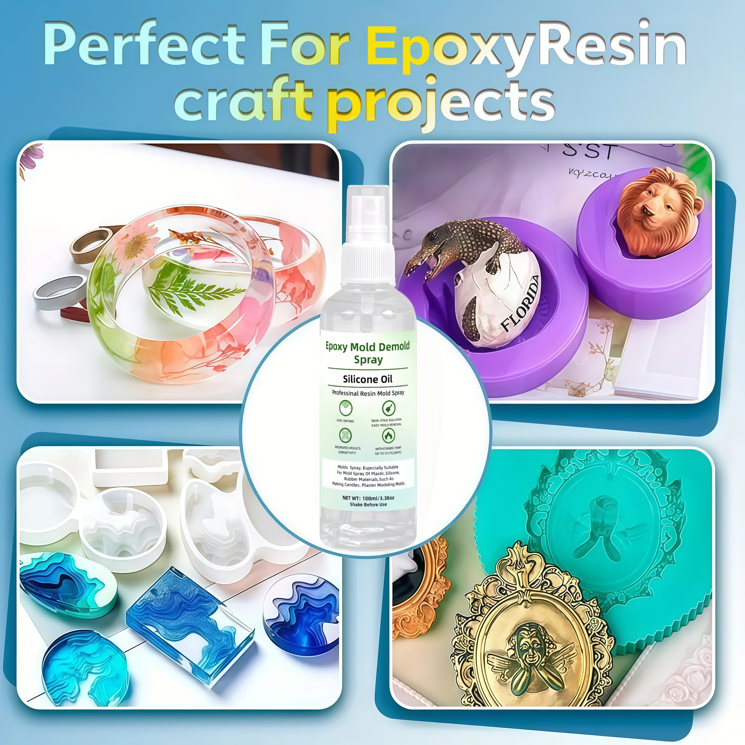 Epoxy mold demoulding spray, e - Release Spray Silicone 리뷰 및 가격