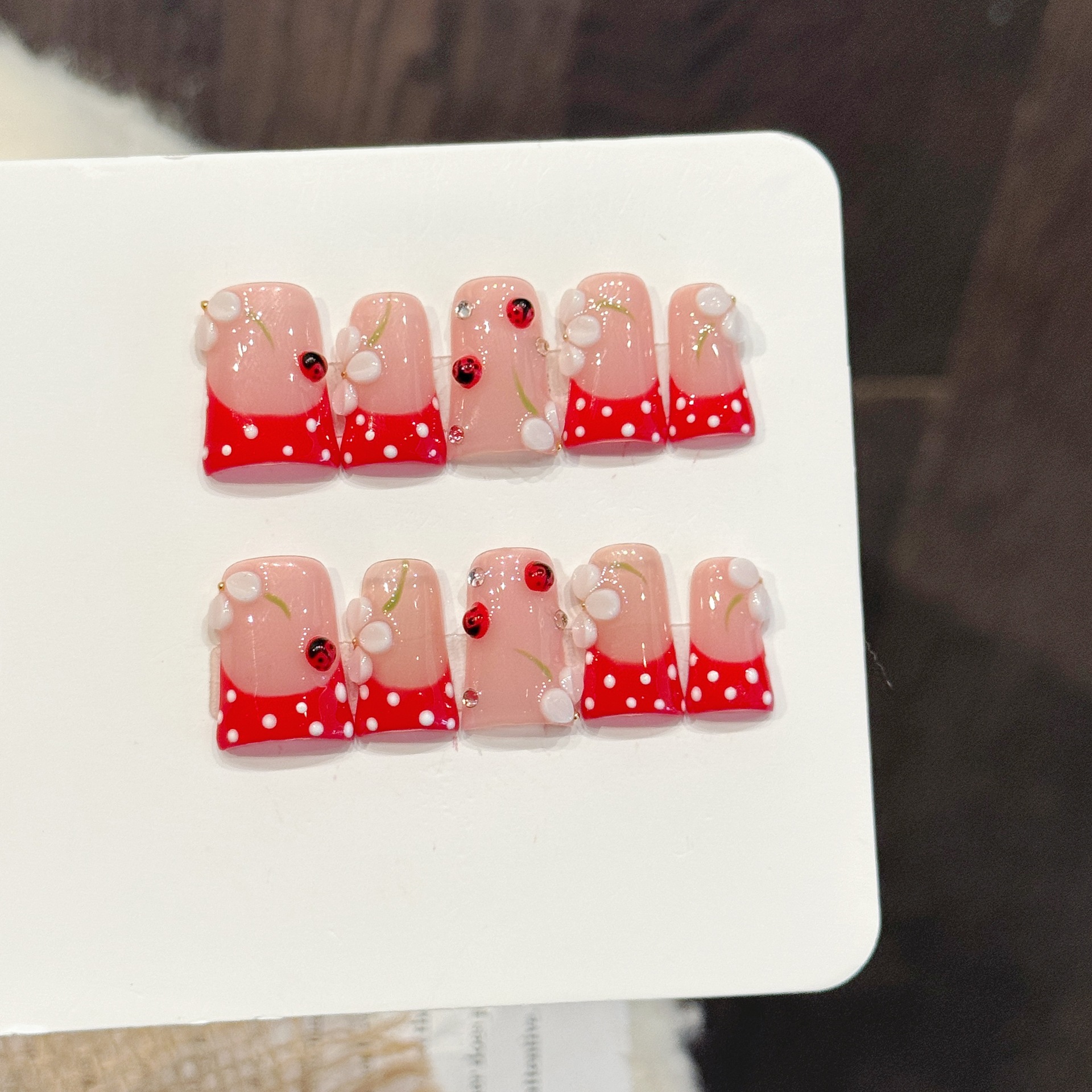 10pcs Pure Hand Pressed Short  - Resin Art Ideas 리뷰 및 가격