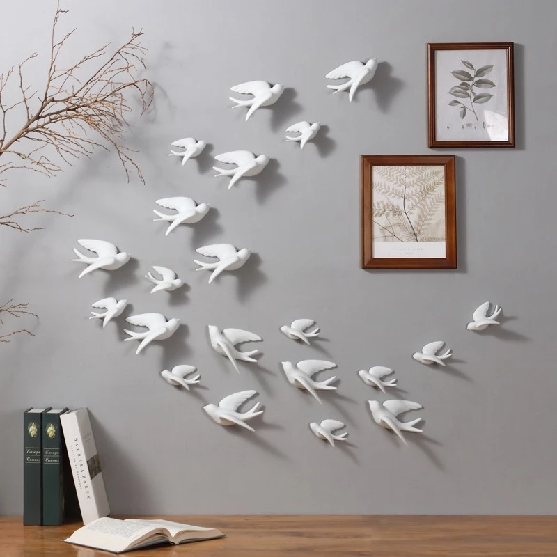 Creative Ceramic Birds Wall Ha - Resin Art Hanging 리뷰 및 가격