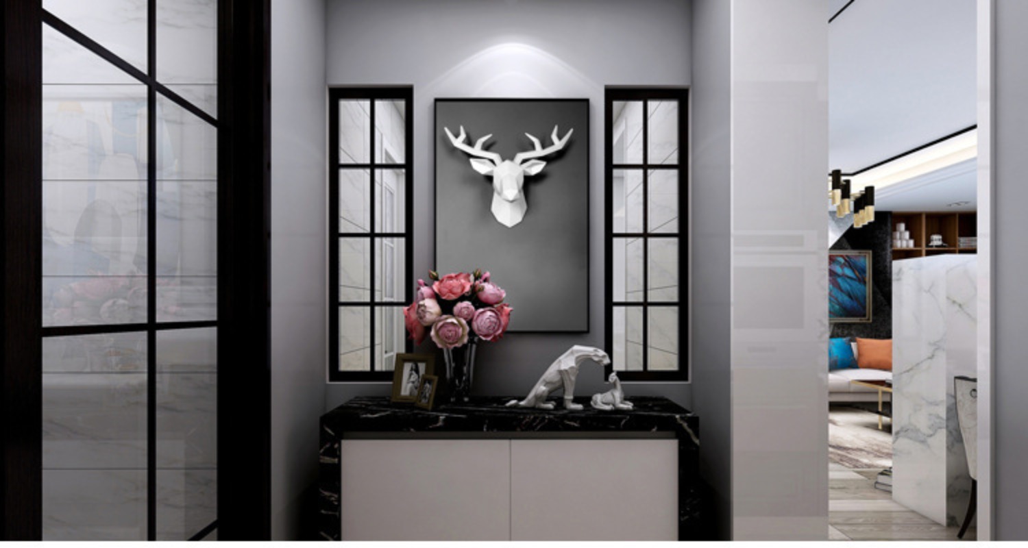 1PC Deer Head Sculpture Animal - Resin Art Hanging 리뷰 및 가격