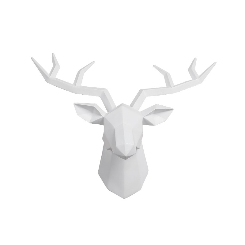 1PC Deer Head Sculpture Animal - Resin Art Hanging 리뷰 및 가격