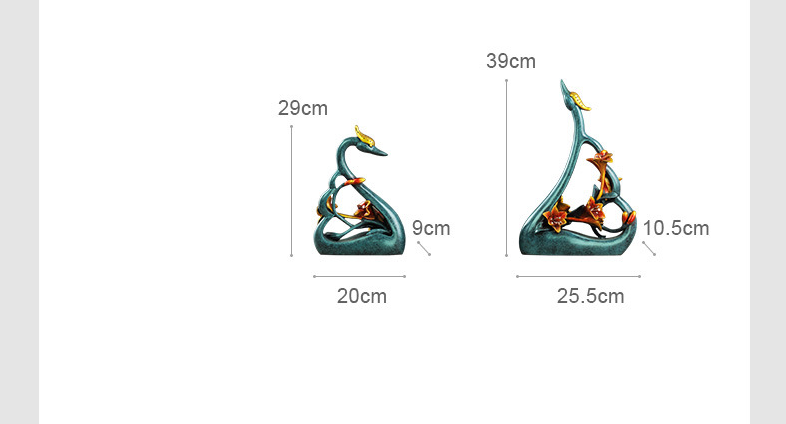 couples swan lovers art decora - Resin Art For Anniversary Gift 리뷰 및 가격