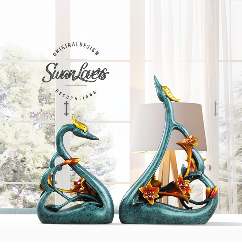 couples swan lovers art decora - Resin Art For Anniversary Gift 리뷰 및 가격