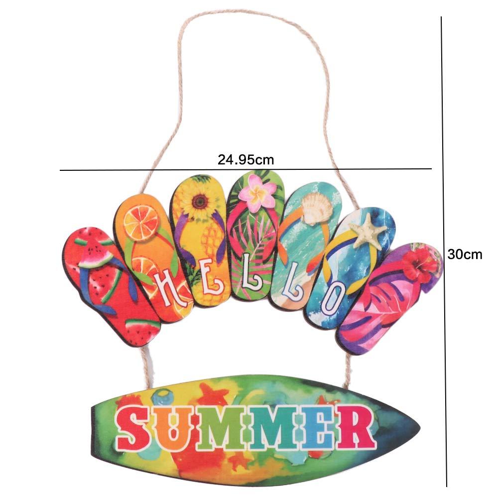 Colorful Hello Summer Wall Orn - Resin Art With Wood 리뷰 및 가격