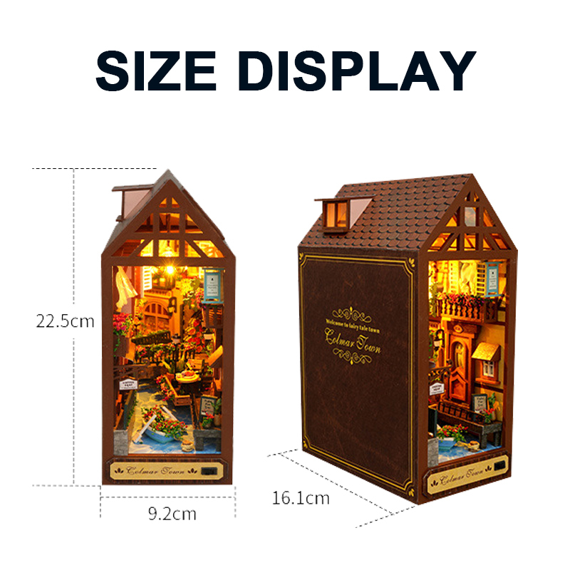 DIY Wooden Book Nook Retro Col - Resin Art With Wood 리뷰 및 가격