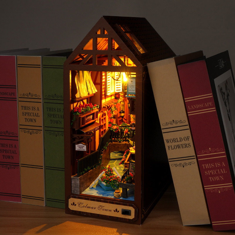 DIY Wooden Book Nook Retro Col - Resin Art With Wood 리뷰 및 가격