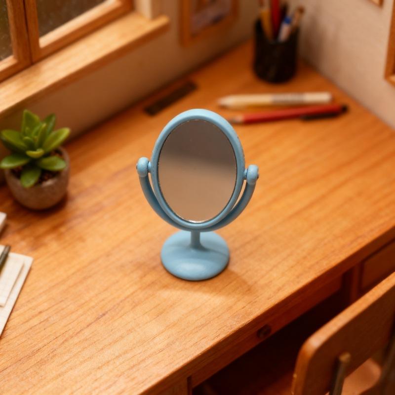 1Pcs Miniature Retro Mirror Dr - Resin Art Furniture 리뷰 및 가격