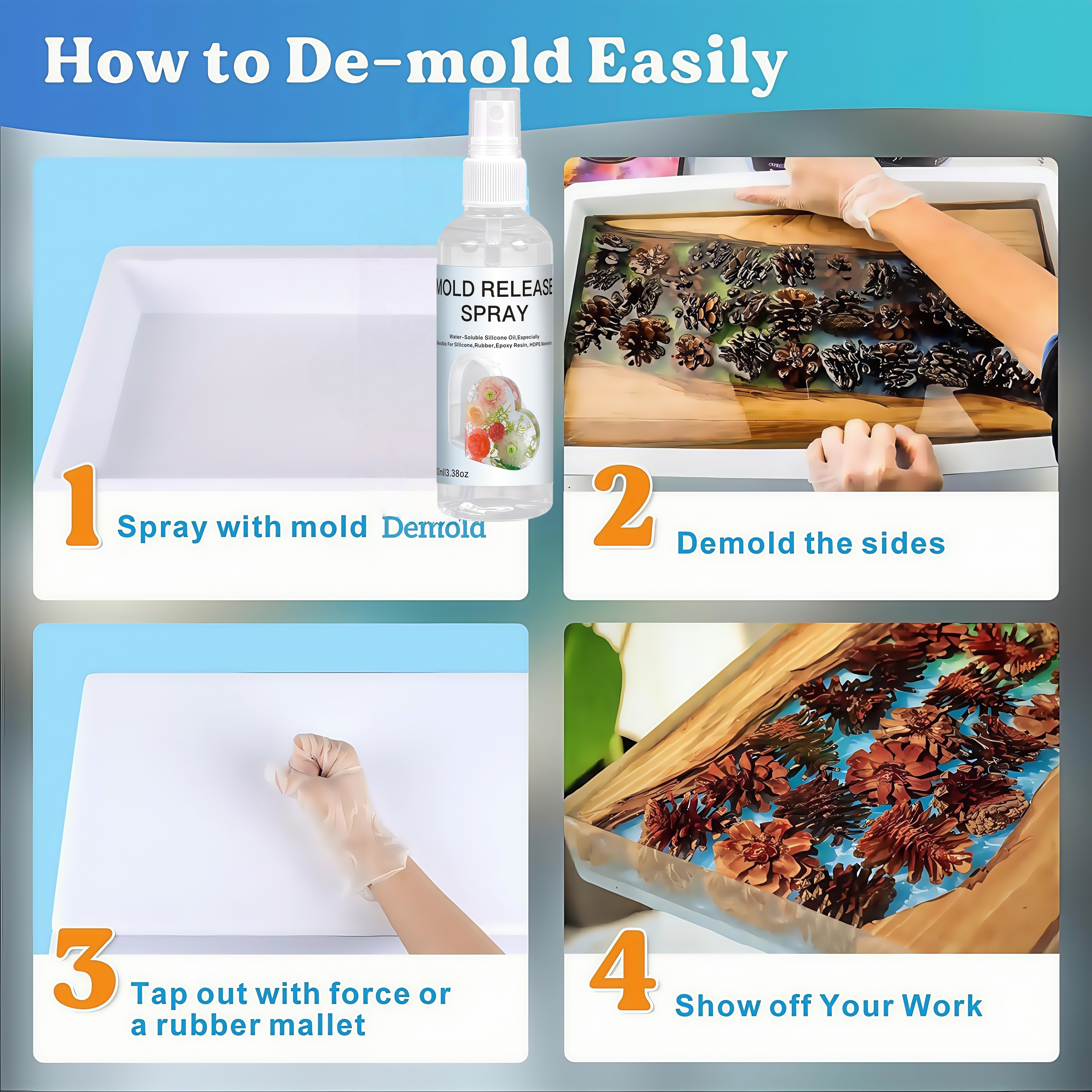 [mold demold spray] Non-Stick  - Release Spray Silicone 리뷰 및 가격