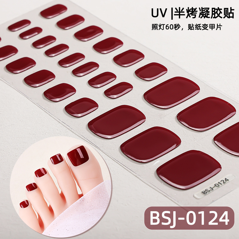 Toe Gel Nail Sticker Hardens w - Uv Lamp Nail Resin 리뷰 및 가격