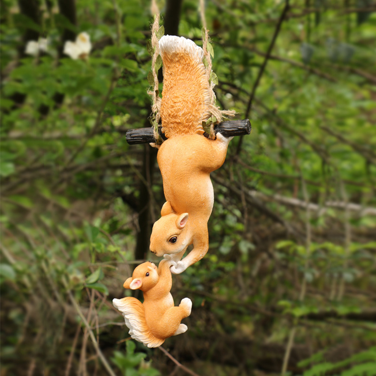 Mother Child Squirrel Resin Ha - Resin Art Hanging 리뷰 및 가격
