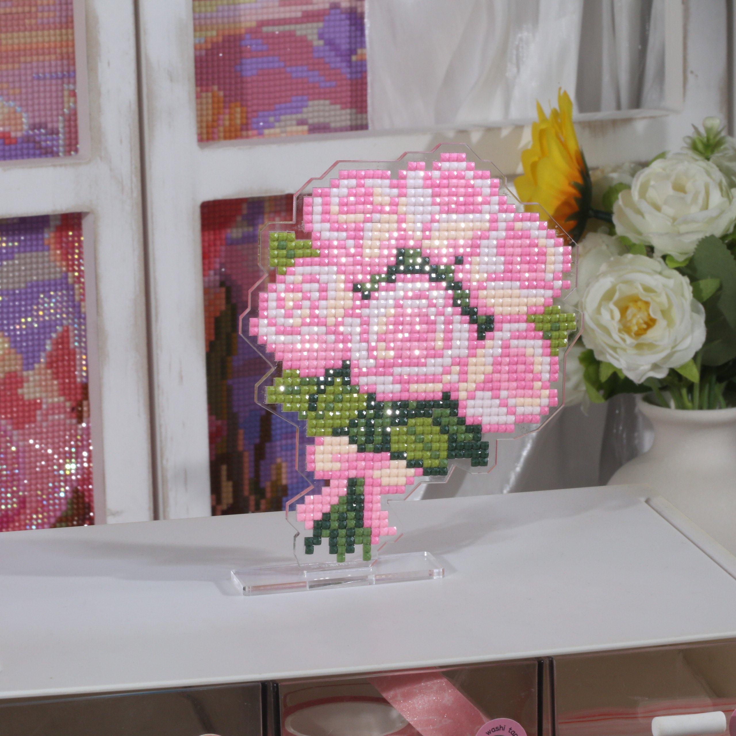 ForeverYoung Pink Rose Bouquet - Resin Art Rose 리뷰 및 가격