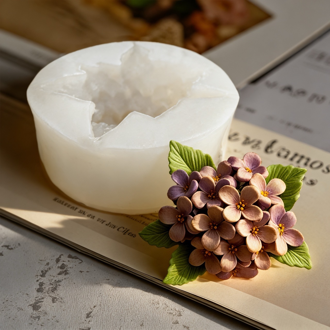 2-Piece 3D Rose and Lilac Sili - Resin Art Rose 리뷰 및 가격