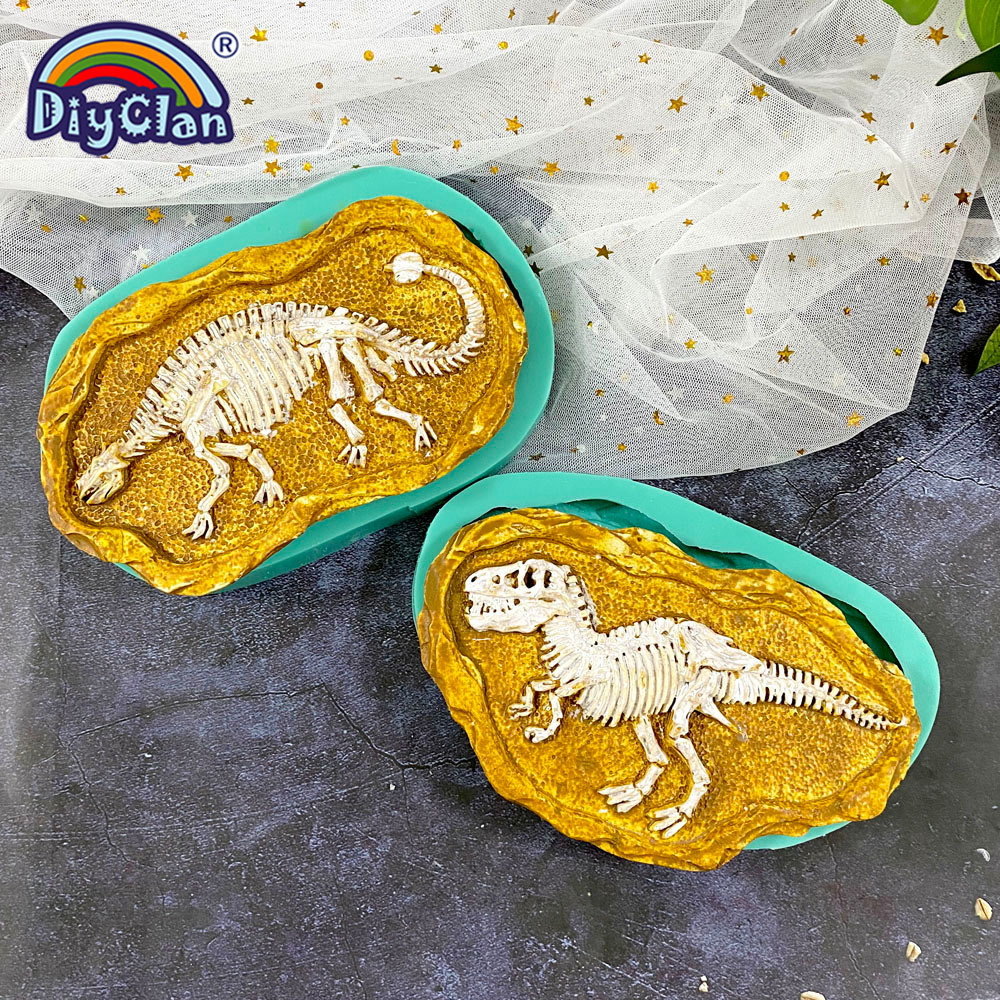 Dinosaur Skeleton Specimen Sil - Resin Art Mold 리뷰 및 가격