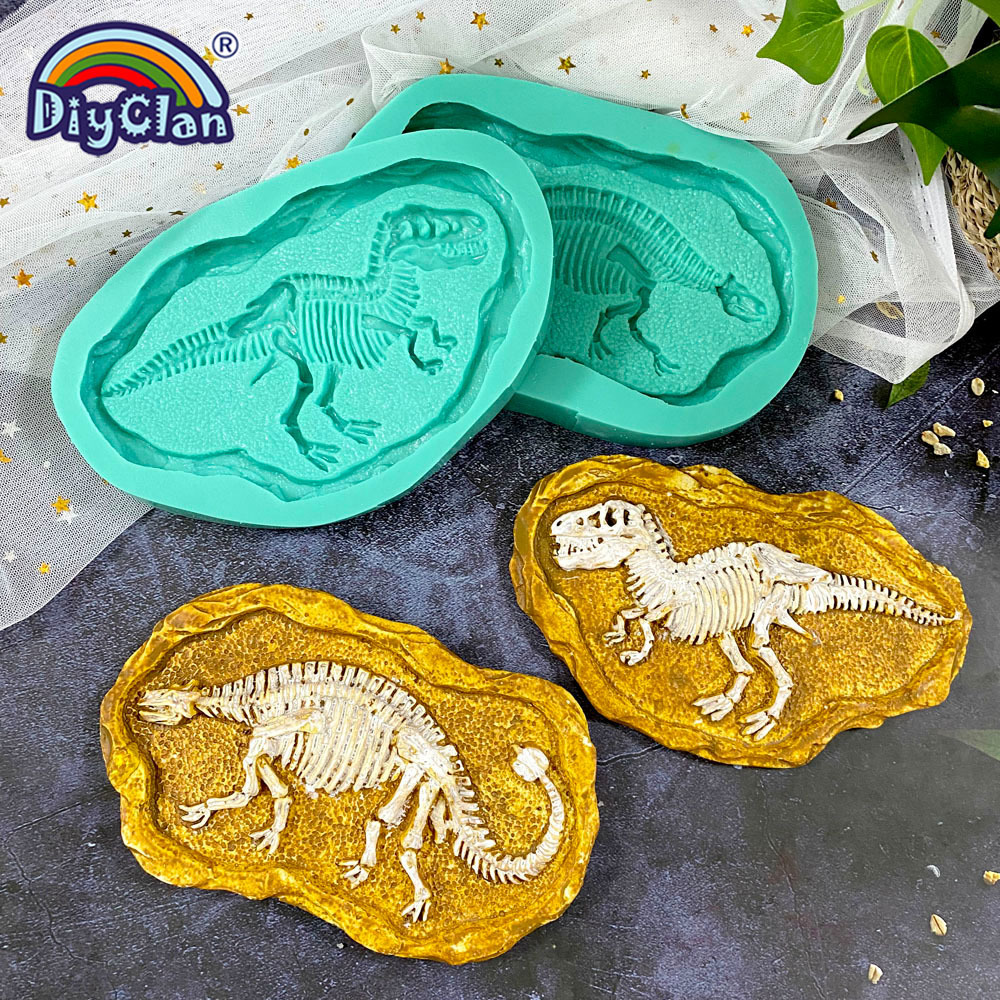 Dinosaur Skeleton Specimen Sil - Resin Art Mold 리뷰 및 가격