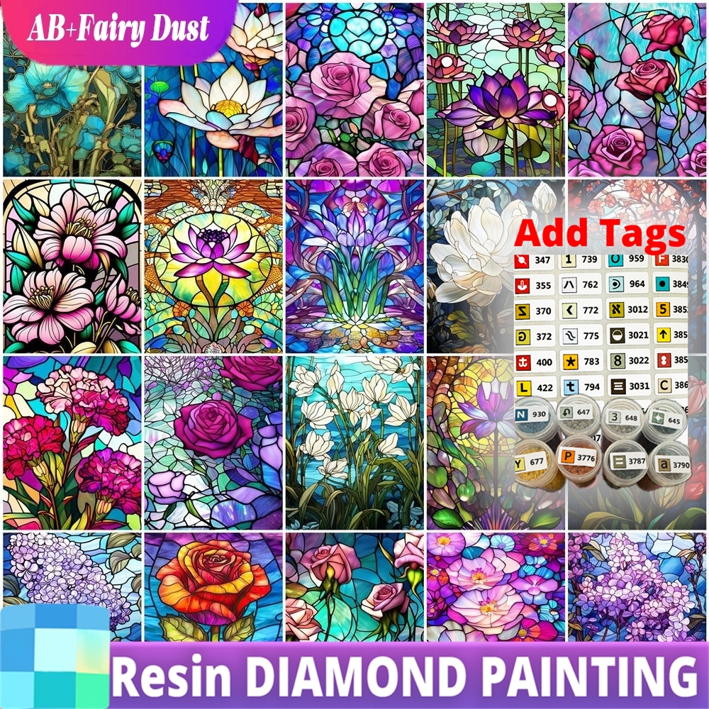 AB Fairy Dust Resin 5D DIY Dia - Resin Art Rose 리뷰 및 가격