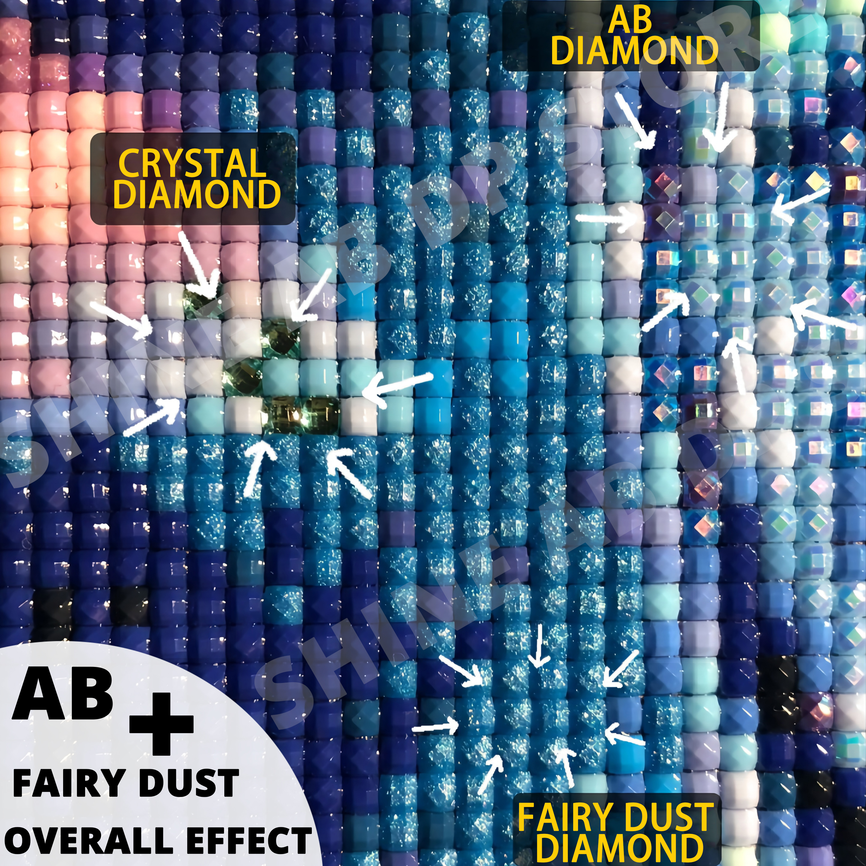 AB Fairy Dust Resin 5D DIY Dia - Resin Art Rose 리뷰 및 가격