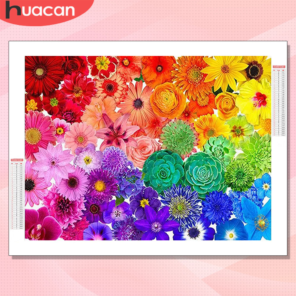 HUACAN Diamond Art Kits Flower - Resin Art Rose 리뷰 및 가격