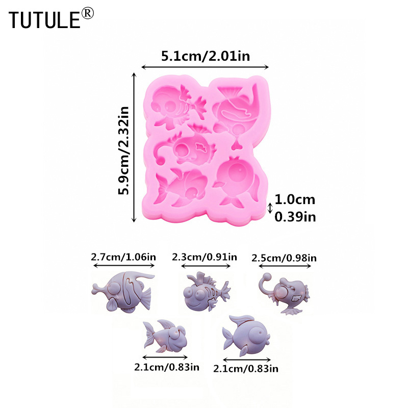 DIY Small Fish Flip Candy Choc - Resin Art Mold 리뷰 및 가격