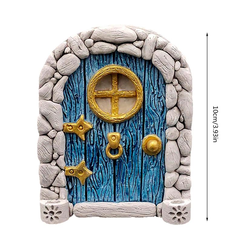 Elf Fairy Door Miniature Garde - Resin Art With Wood 리뷰 및 가격