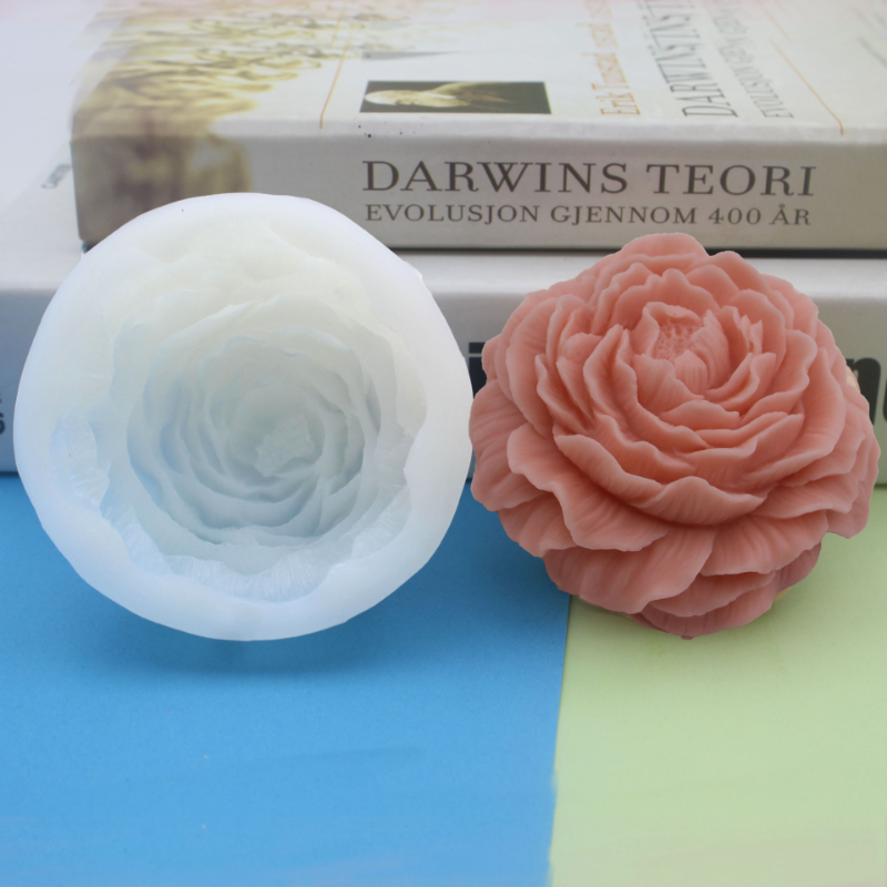 Large Peony Flower Silicone Ca - Resin Art Furniture 리뷰 및 가격