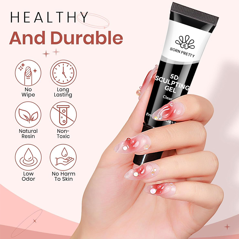 BORN PRETTY 2PCS 5D Sculpting  - Uv Lamp Nail Resin 리뷰 및 가격