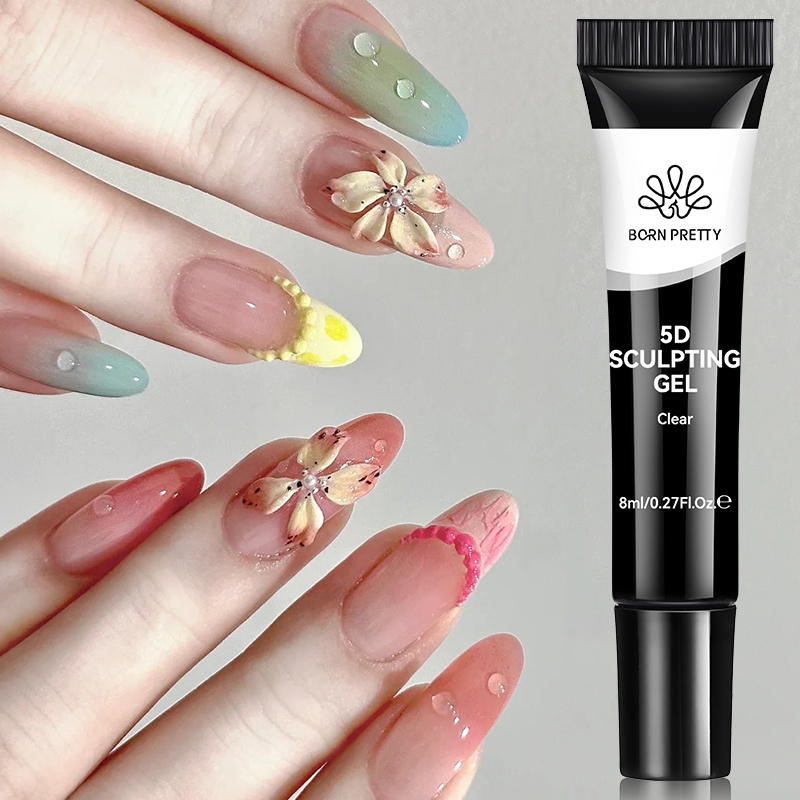 BORN PRETTY 2PCS 5D Sculpting  - Uv Lamp Nail Resin 리뷰 및 가격