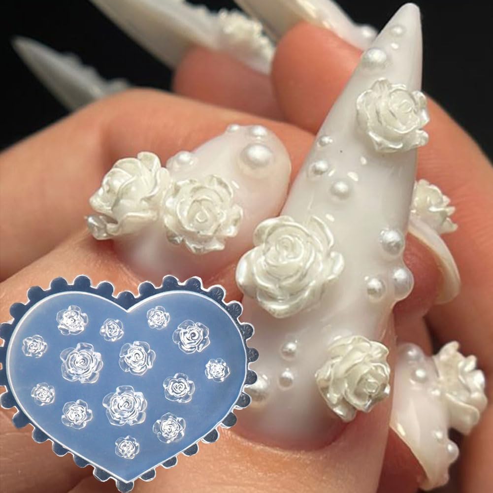 3D Flower Nail Molds Silicone  - Resin Art Templates Free 리뷰 및 가격
