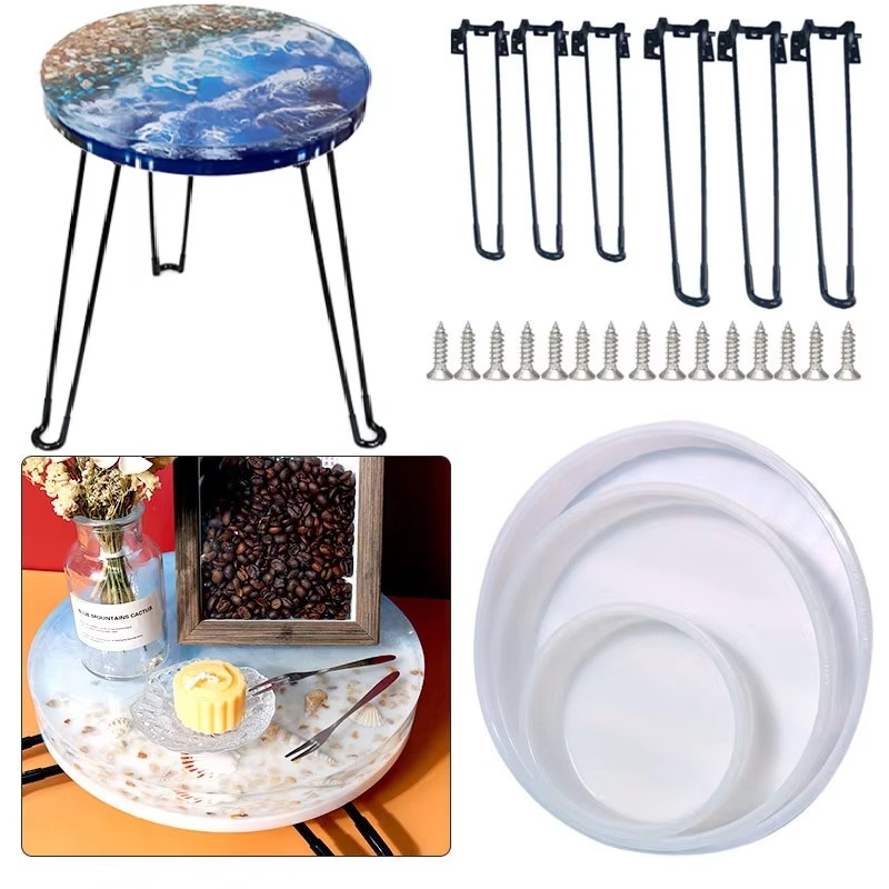 Large Round Tray UV Resin Mold - Resin Art Table 리뷰 및 가격