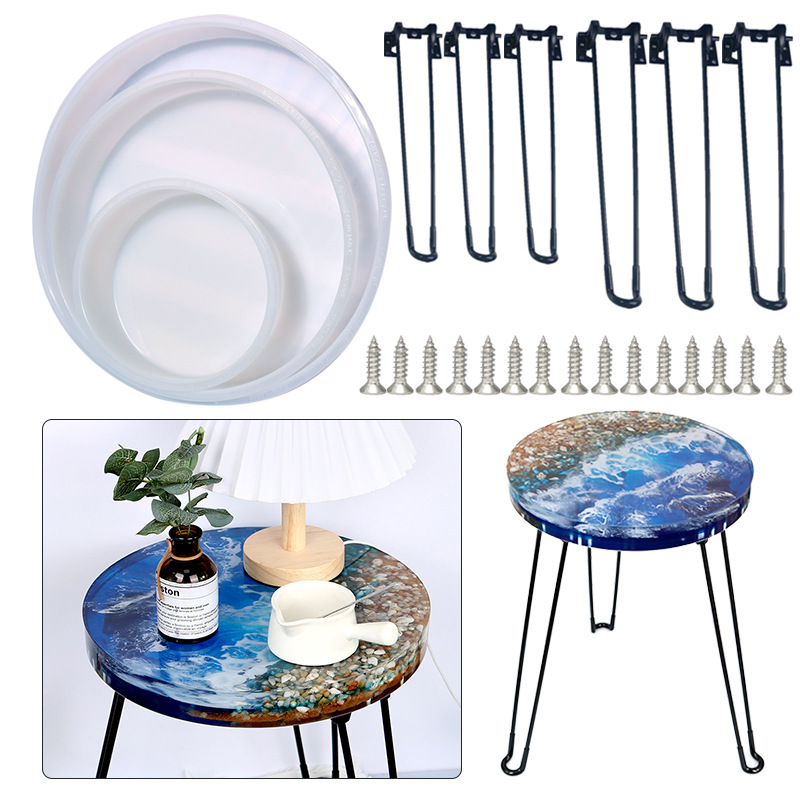 Large Round Tray UV Resin Mold - Resin Art Table 리뷰 및 가격