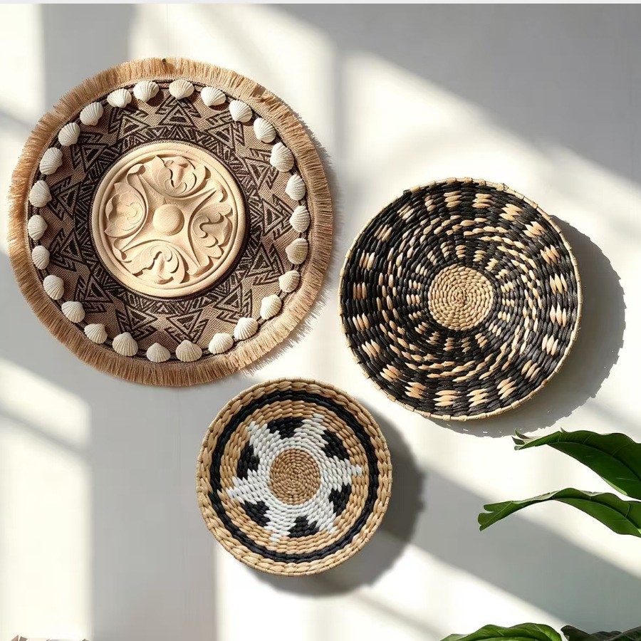 Boho Straw Wall Decor Grass We - Resin Art Hanging 리뷰 및 가격