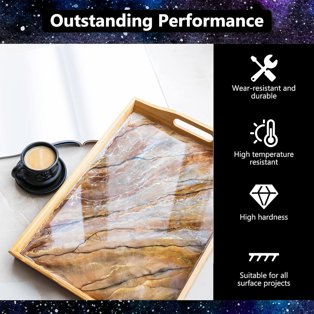 1000ml Crystal Clear Epoxy Res - Resin Art With Wood 리뷰 및 가격