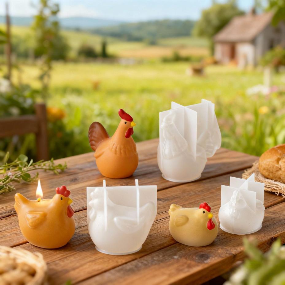 3D Chicken Candle Silicone Mol - Resin Art Furniture 리뷰 및 가격