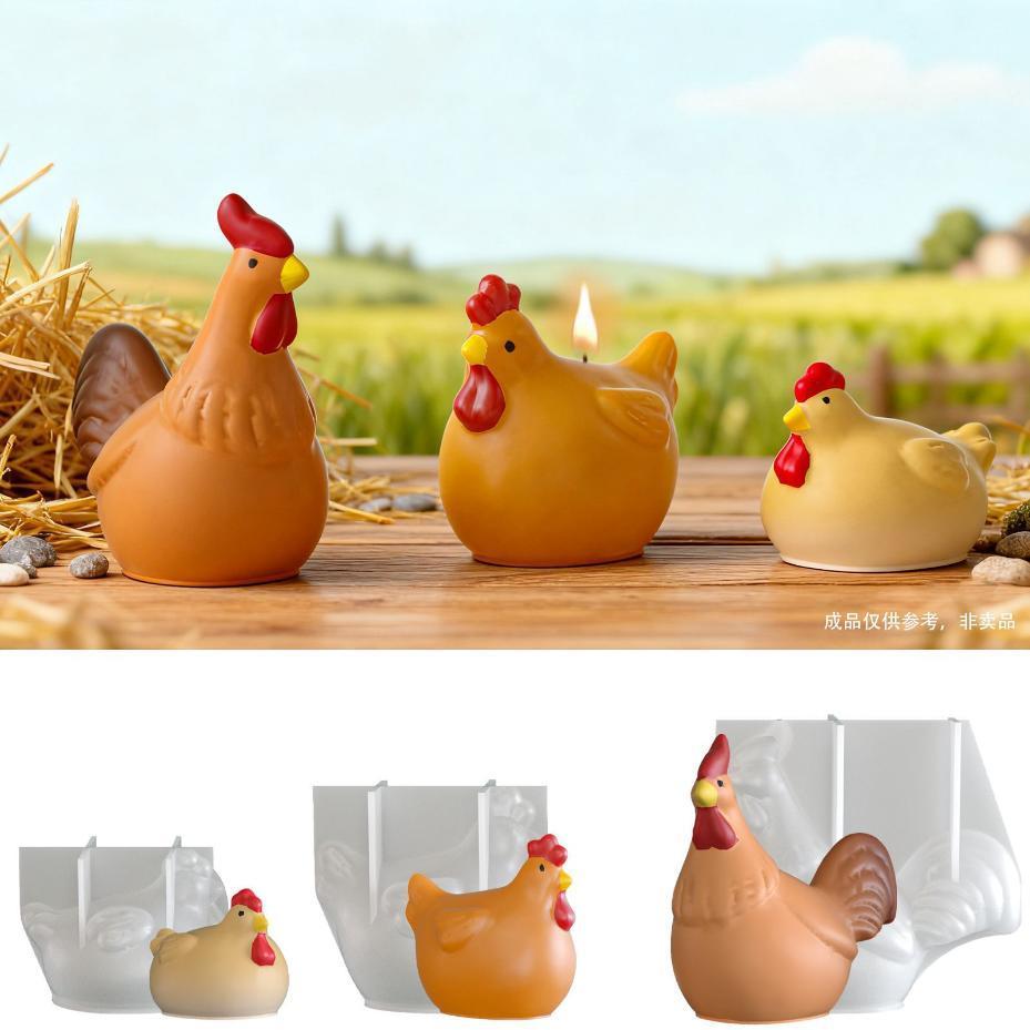 3D Chicken Candle Silicone Mol - Resin Art Furniture 리뷰 및 가격