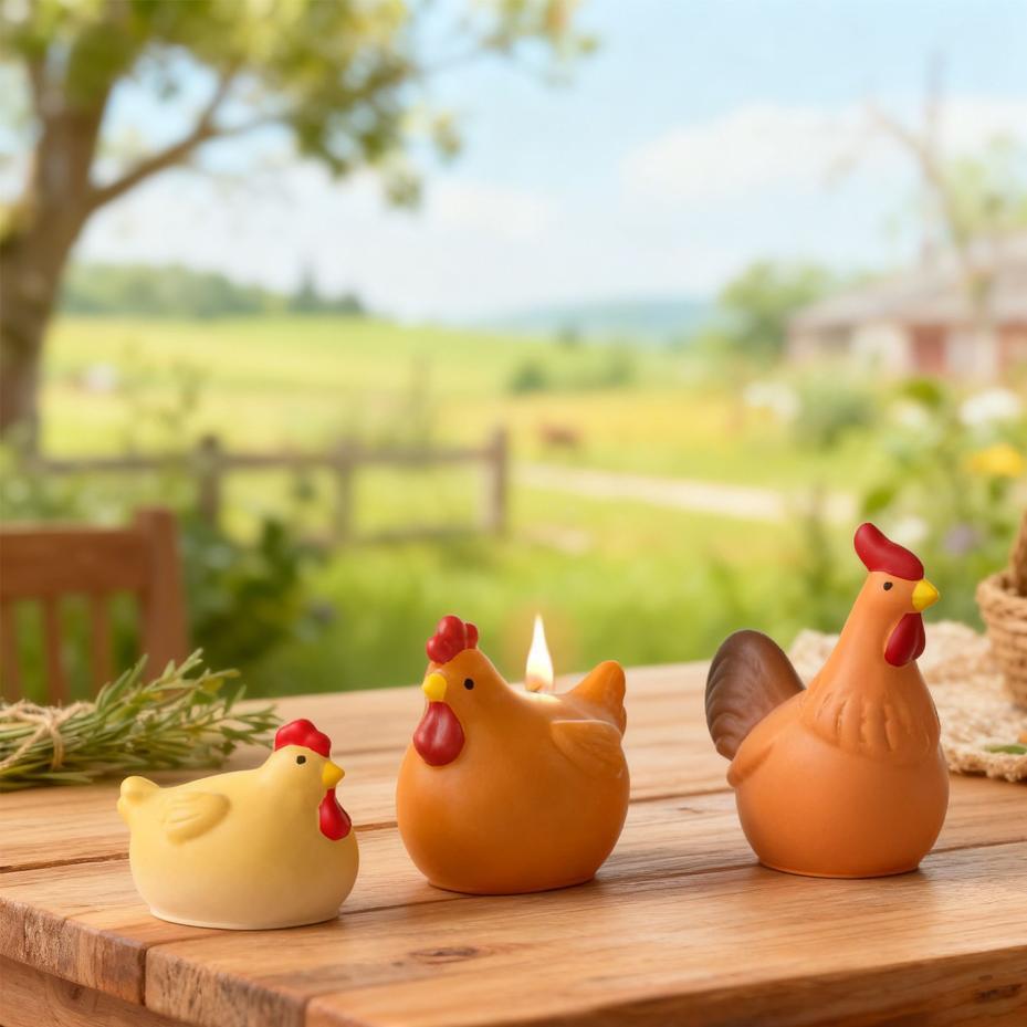 3D Chicken Candle Silicone Mol - Resin Art Furniture 리뷰 및 가격
