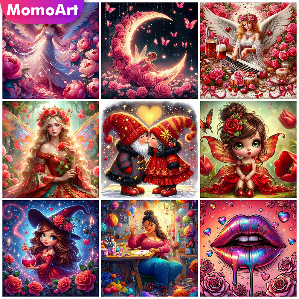 Momoart Diamond Mosaic Girl Po - Resin Art Rose 리뷰 및 가격