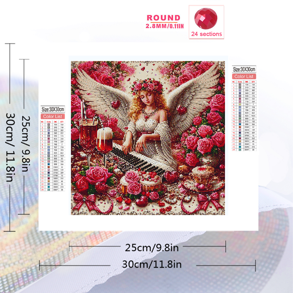 Momoart Diamond Mosaic Girl Po - Resin Art Rose 리뷰 및 가격