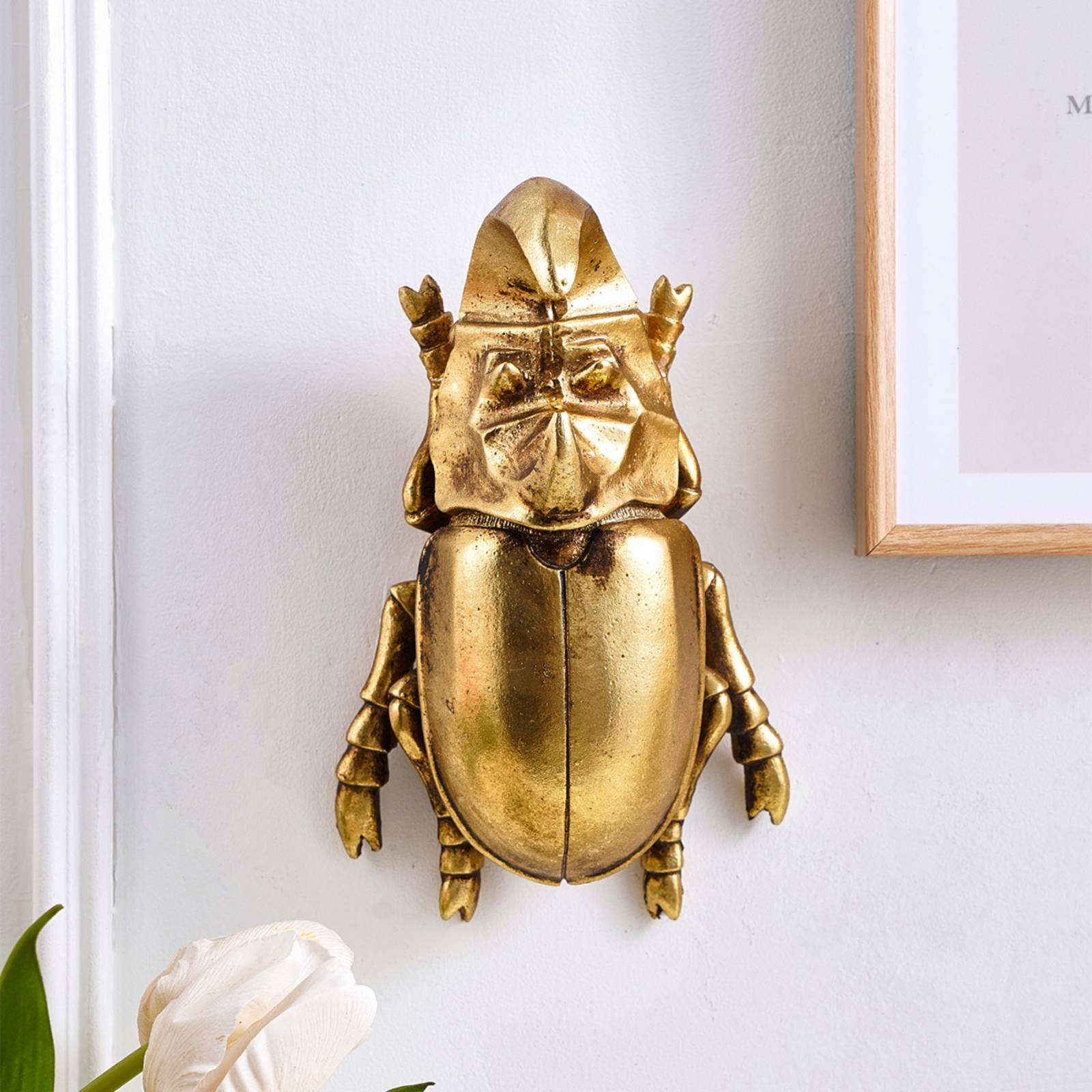 Rhinoceros Beetle Wall Hanging - Resin Art Hanging 리뷰 및 가격